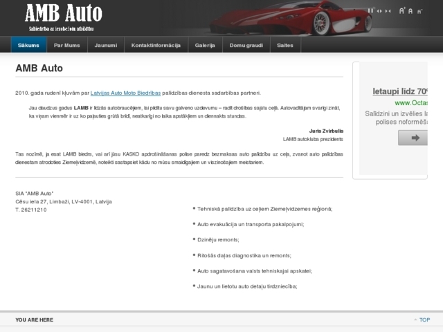 AMB Auto, SIA